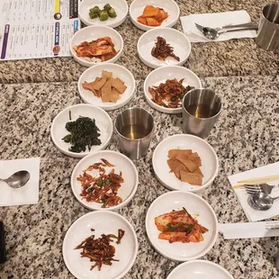 What a surprising small side dishes for free!