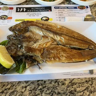 Grilled Atka Mackerel