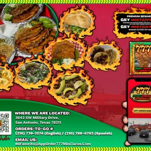 Get a $5 Instant Reward in your 1st app order if you sign up &amp; download our app and REDEEM at checkout:  https://apporder777minitacos.com/
