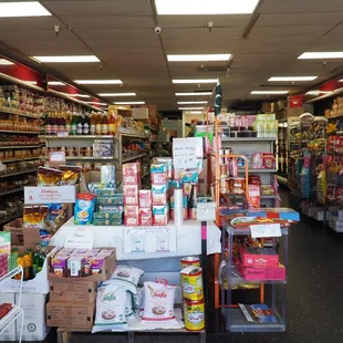 a grocery store with a variety of products