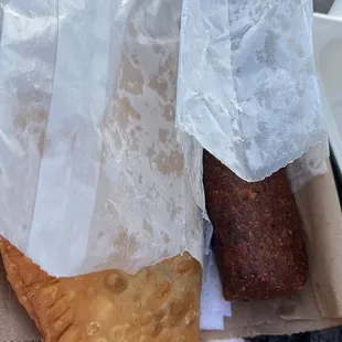 Alcapurrias y Empanada de Carne