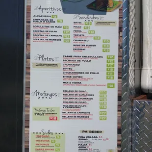 Menu 10/8/22