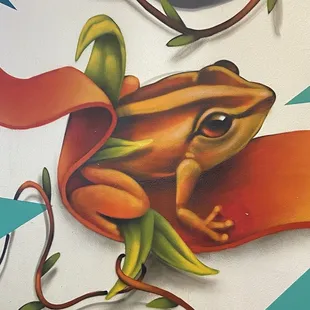 Coqui wall mural