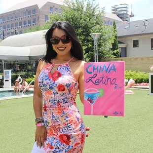 Paint party at Stoneleigh Hotel