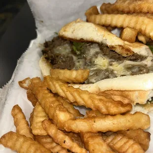 Late night eats   Steak and Cheese Combo