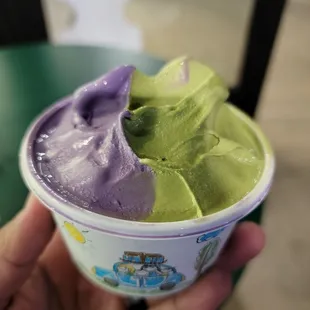 Ube and Matcha