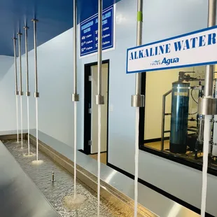 the entrance to the facility