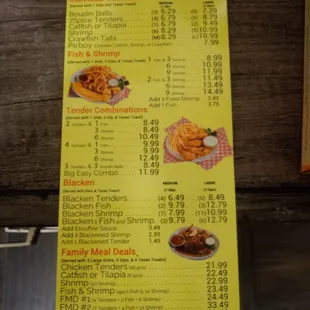 Menu front