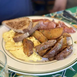 3 Eggs Your Way - scrambled with bacon