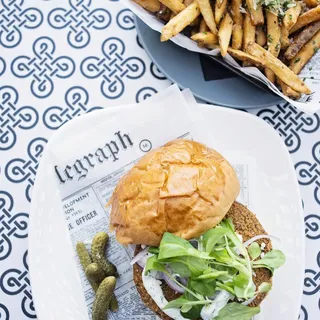 Chickpea Burger Lunch