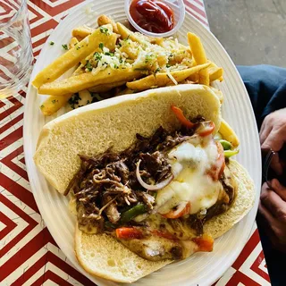 Short Rib Philly Plate