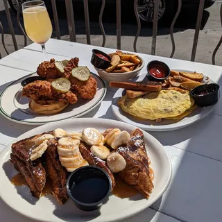 Chicken and Waffles Plate