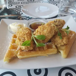 Chicken and Waffles Brunch