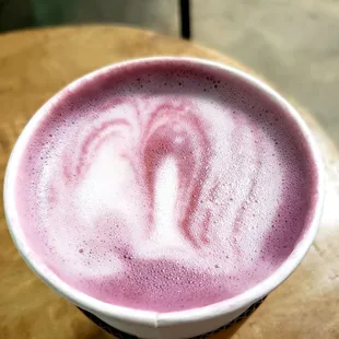 7th Day Coffee - Ube latte
