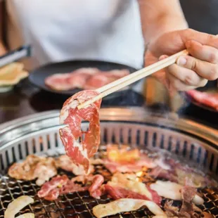 Marinated with our secret sauce Won&apos;t know until you try it! #Dinner @7thkoreanbbq #laktown # # # # # # #korea