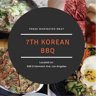 Hot Korean BBQ on a chilly day. 7th Korean BBQ serving the best BBQ in town.