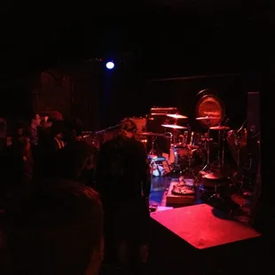 This place is tiny. This is the view from the right of the stage on the mezzanine