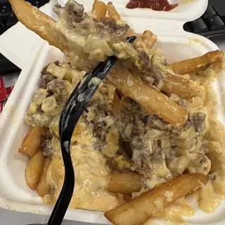 Loaded Impossible Fries (Vegetarian)