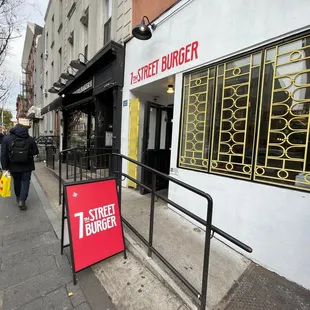 Front of the burger chain
