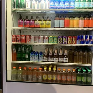 The drink selection