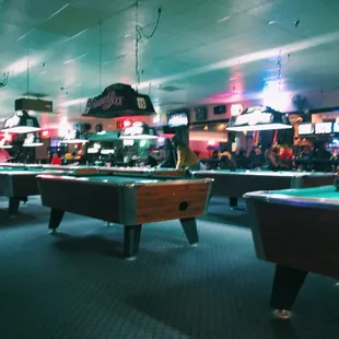 Plenty of pool tables!