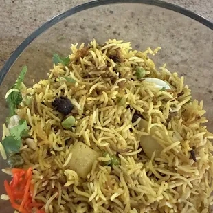 No lamb just rice