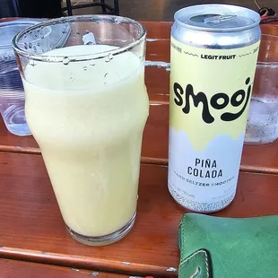 Smooj canned hard seltzer smoothie, good, but can only have one.
