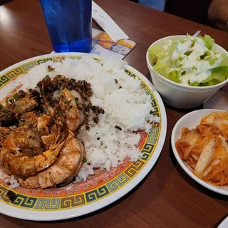Garlic Shrimp Lunch Plate