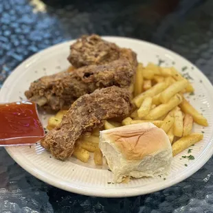 Deep Deep-Fried Ribs Entree