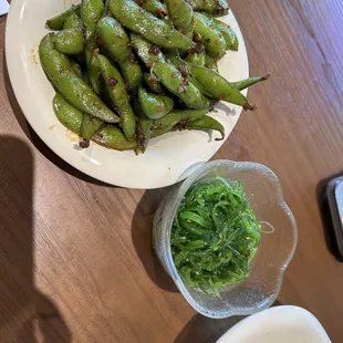 Spicy Garlic Edamame