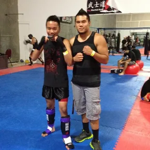 Alec dominating in hi most recent fight