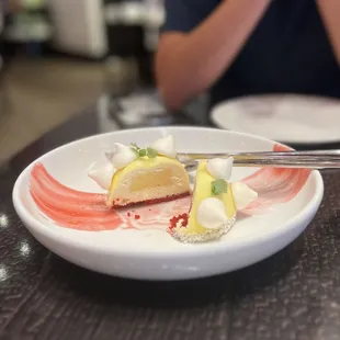 a plate of food on a table