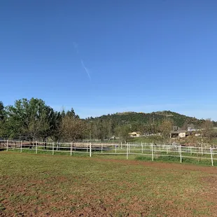 Folsom Lake is behind the hills