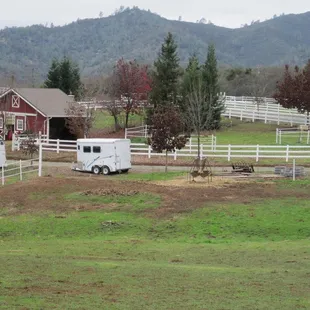 Pastures with run-in shelters, tons of trails along Folsom Lake, great feed and care, owners on property with security gate and watchdogs.