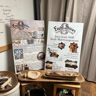 various items on display