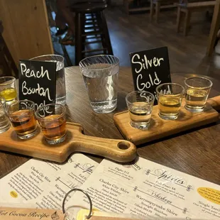 Whisky &amp; Rum flights!