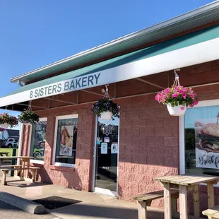 the outside of the building