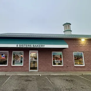 the outside of the building