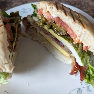 Spicy Sister breakfast Sammy - yummy!