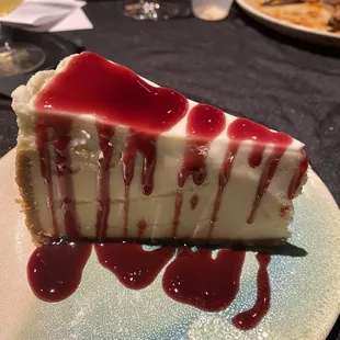 Raspberry cheesecake