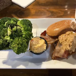 The Nanny w/ a side of pimento cheese I didn&apos;t get to try. The person I was with took it all! lol