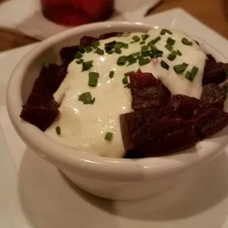 Roasted Beets with Tzatziki