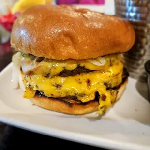 Kaelin's Famous Original Cheeseburger, double