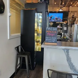 the interior of a restaurant