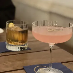 Old Fashioned and Cosmo