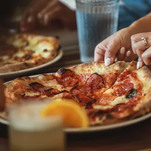 pizza, food