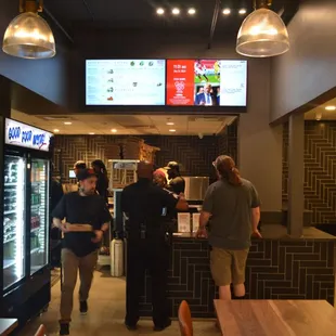 Order here, fresh local ingredients made to order.