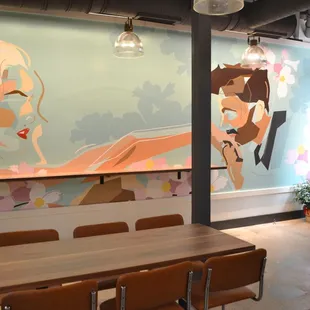 Mural by local artist: Kyle Mosher.