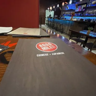 a table with a pizza on it