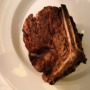 Top view of bone in filet